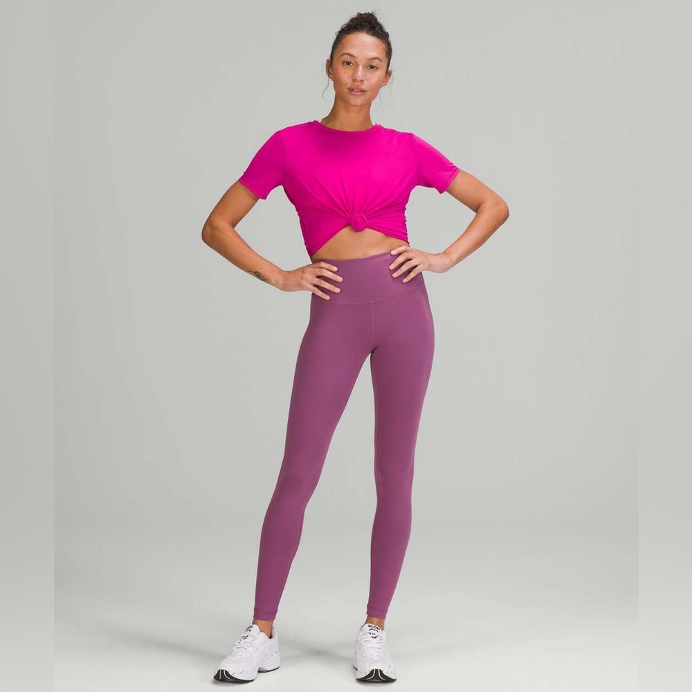 Lululemon Wunder Train High-Rise Tight 25” Vintage Plum size 4